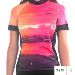 Mode Avalanche Women’s Cycling Jersey pink and orange
